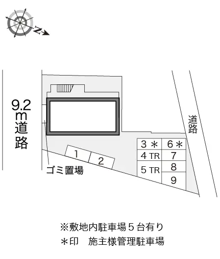 ★手数料０円★東松山市美土里町　月極駐車場（LP）